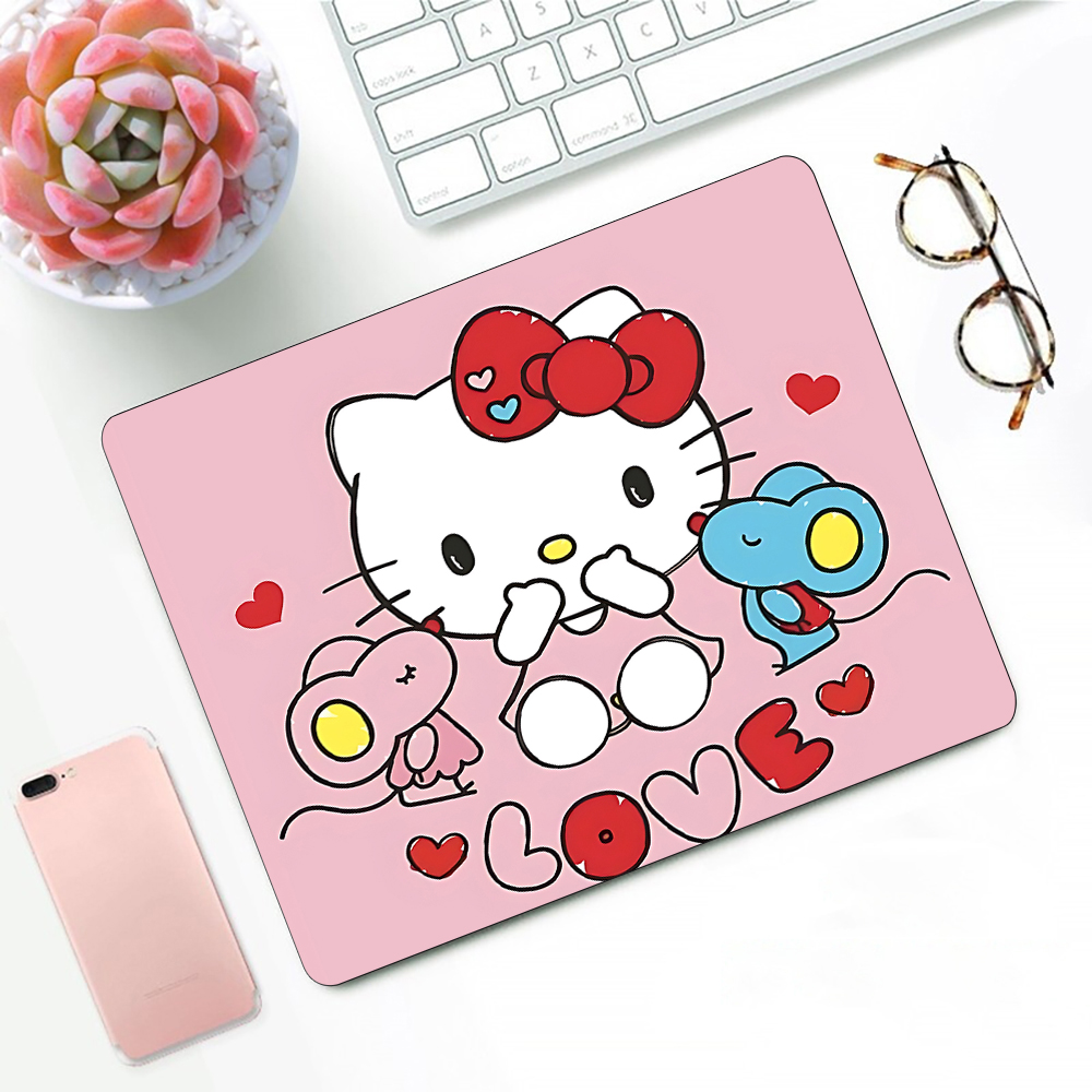 Pc Gaming Pink - Simpatico anime rosa Hello Kitty Tappetino