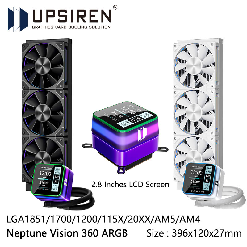 Pc Gaming Liquid - USIREN Neptune Vision 360 ARGB Radiatore