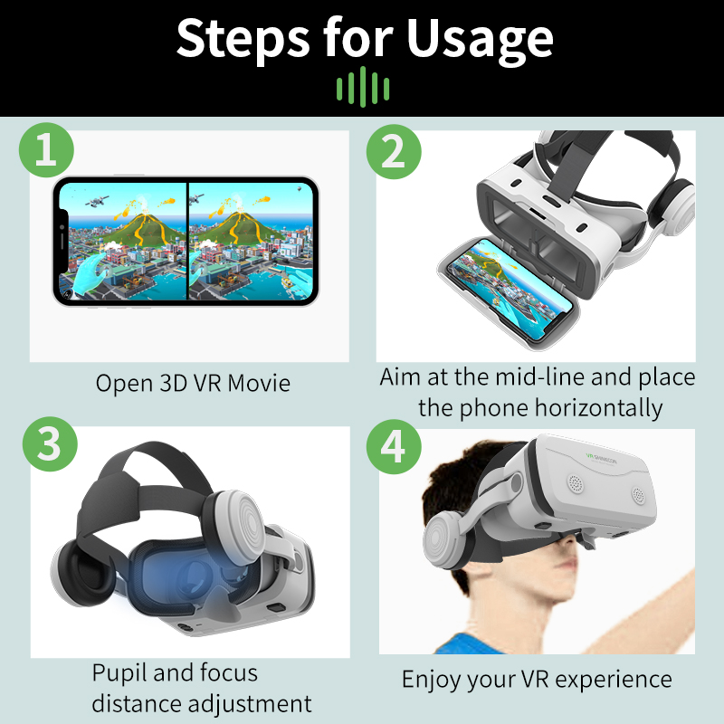 Occhiali per realtà virtuale V - Vr Headset Pc recensione e prezzo
