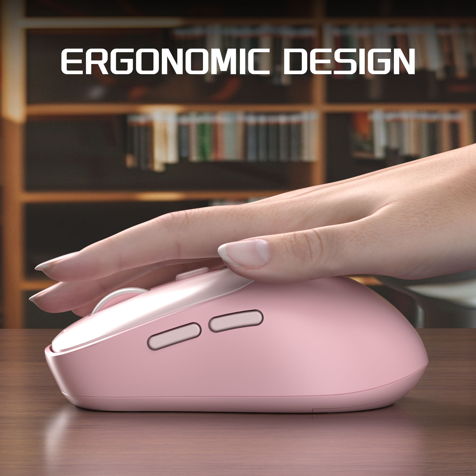 Mouse wireless MageGee con con - Pc Gaming Pink recensione e prezzo