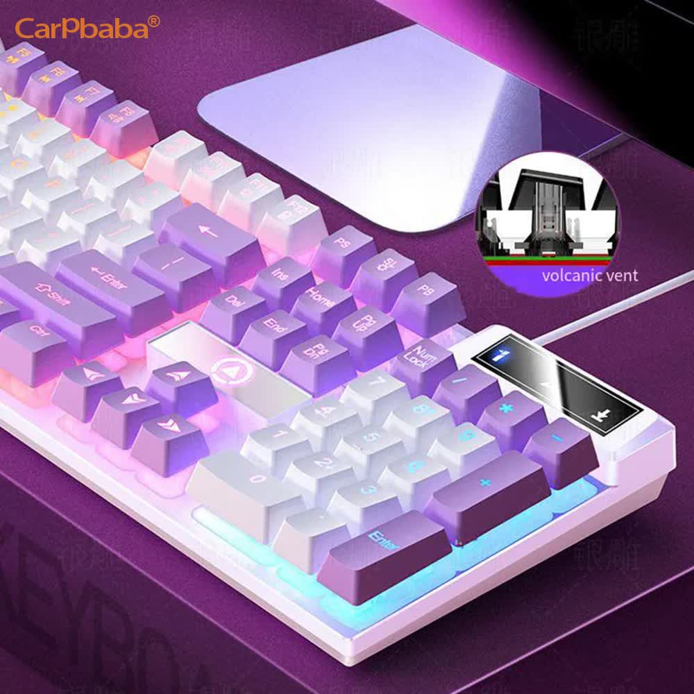 Carpbaba K500 Tastiera da gioc - Pc Gaming Pink recensione e prezzo