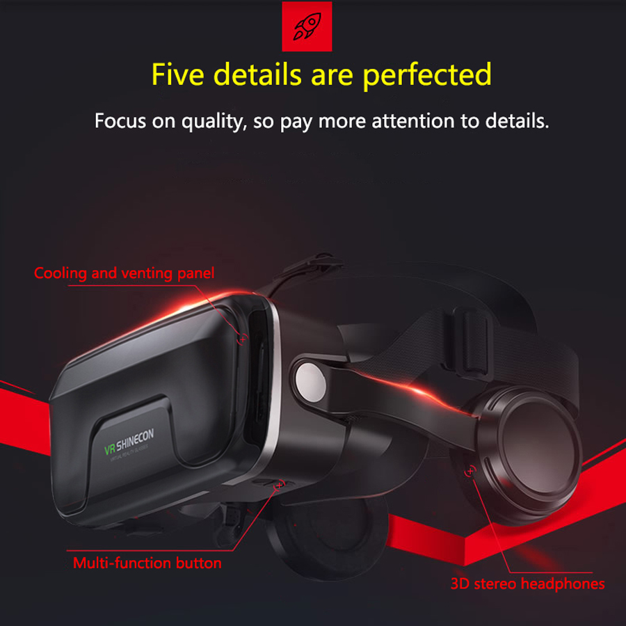 Shinecon Viar Occhiali per rea - Vr Headset Pc recensione e prezzo